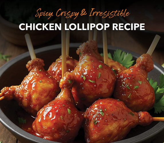 SPICY, CRISPY & IRRESISTIBLE - CHICKEN LOLLIPOP RECIPE