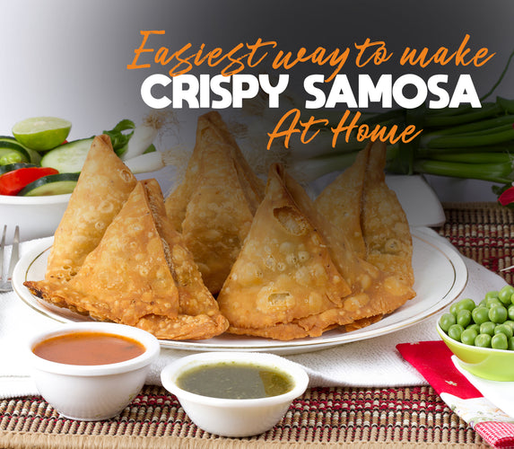 EASIEST WAY TO MAKE CRISPY SAMOSA AT HOME!