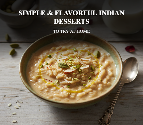 SIMPLE & FLAVORFUL INDIAN DESSERTS TO TRY AT HOME
