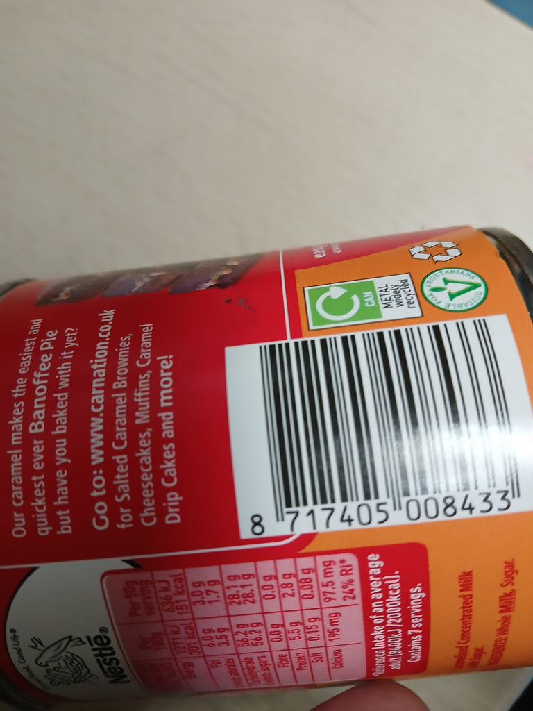 Buy cheap Carnation Caramel 397g Online