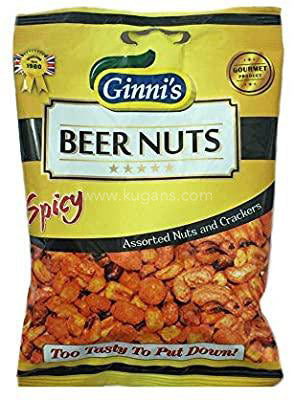 GINNIS SPICY BEER NUTS 100G