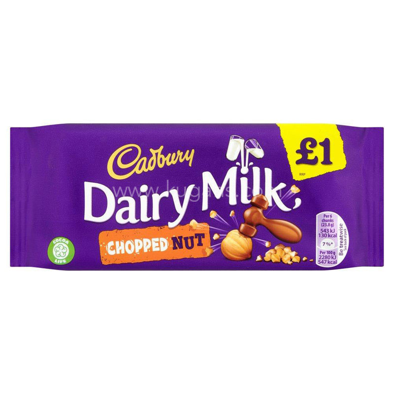 Cadbury Chopped Nut Block 95g