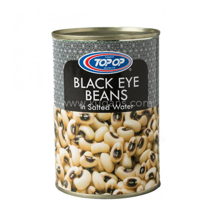 TOP OP CANNED BLACKEYE BEANS