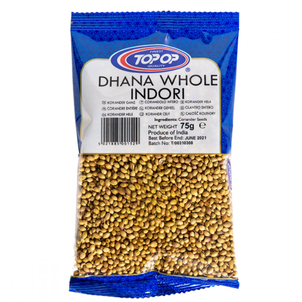 Buy cheap Top-op Dhana Whole Indori 75g Online