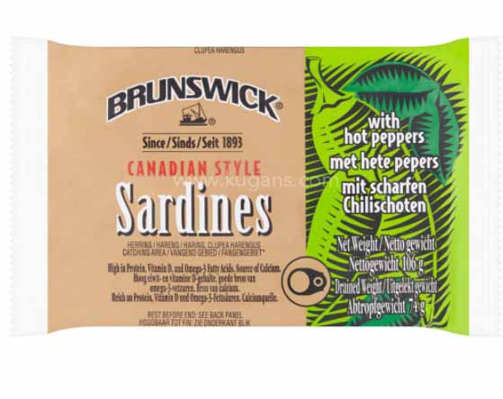 Brunswick Sardines  Hot Peppr
