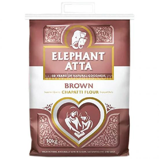 Buy cheap Elephant Atta Brown Chapatti Flour 10kg Online
