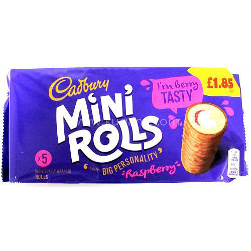 Cadbury Mini Rolls Raspberry