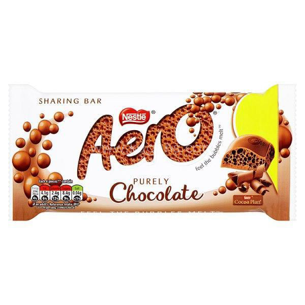 Nestle Aero Milk Chocolate Bar 90g