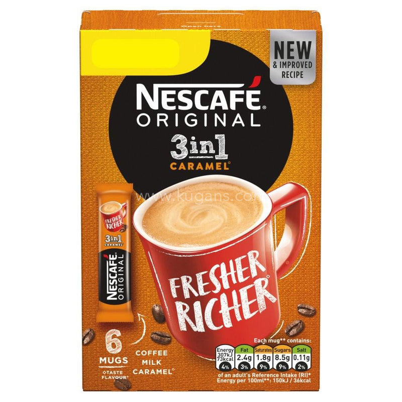 NESCAFE 3 IN 1 CARAMEL 6X17G