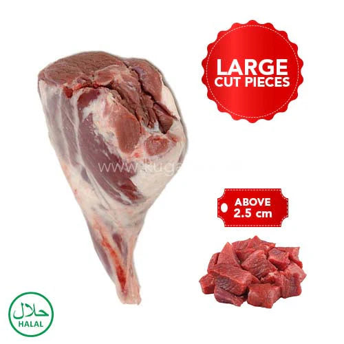 Fresh Lamb Leg Large Cut 1kg