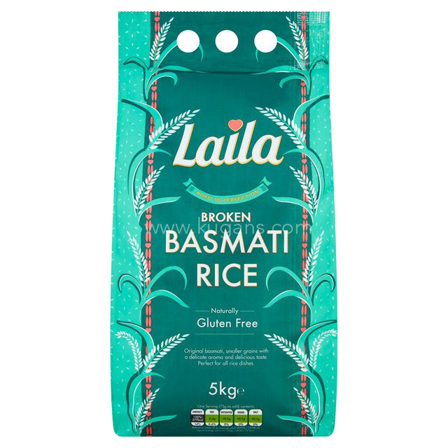 LAILA BROKEN BASMATI RICE 5KG