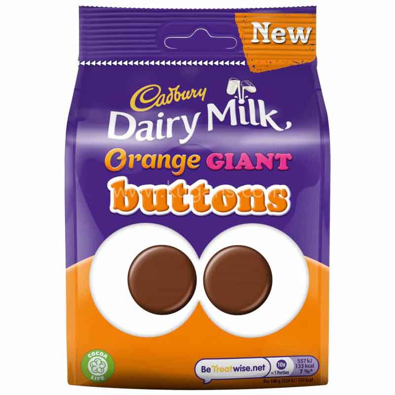 CADBURY ORAN GIANT BUTTONS 95G