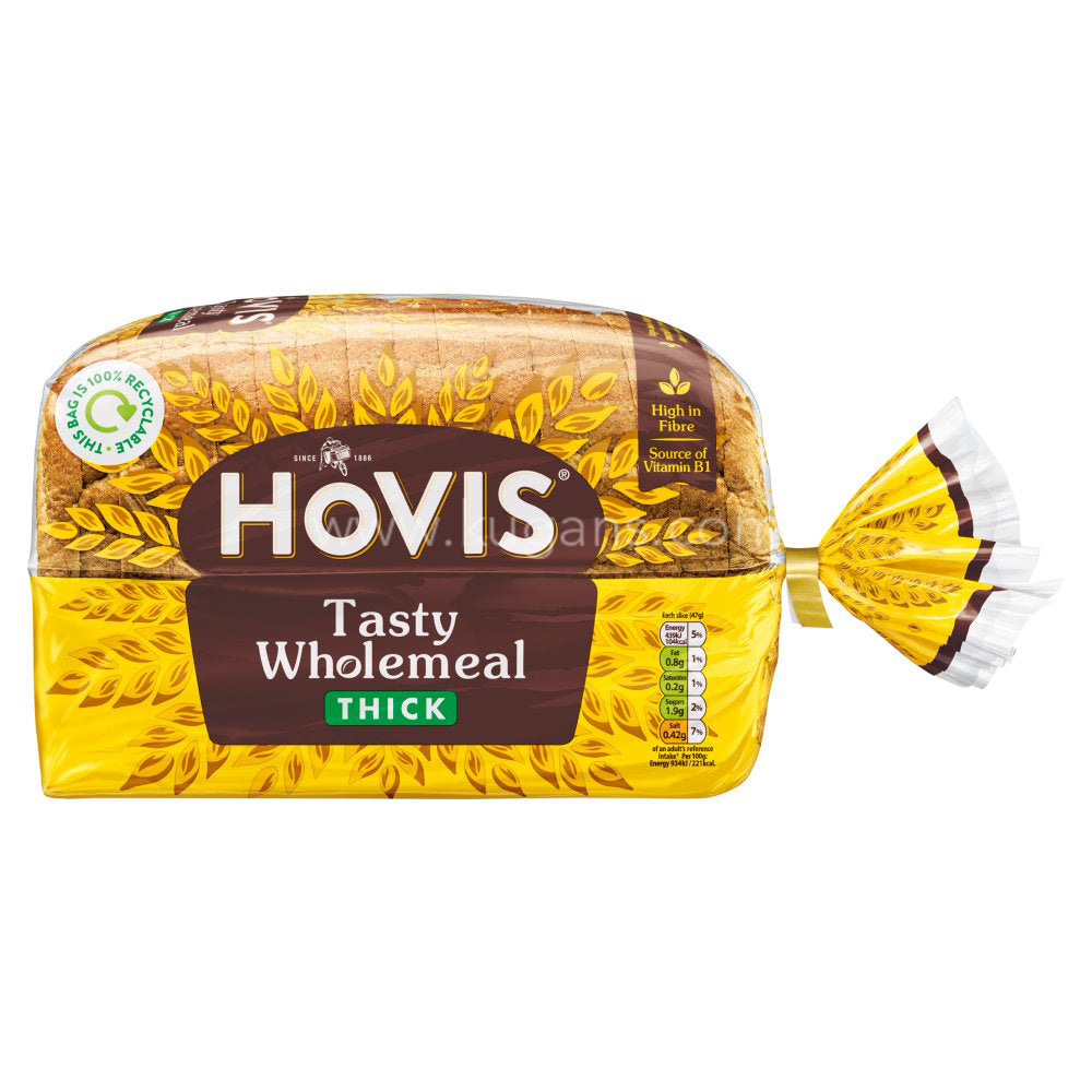 Buy cheap Hovis Wholeme Thick Bread 800g Online
