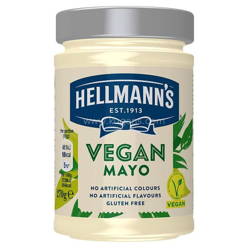 HELLMANS VEGAN MAYONNAISE 270G