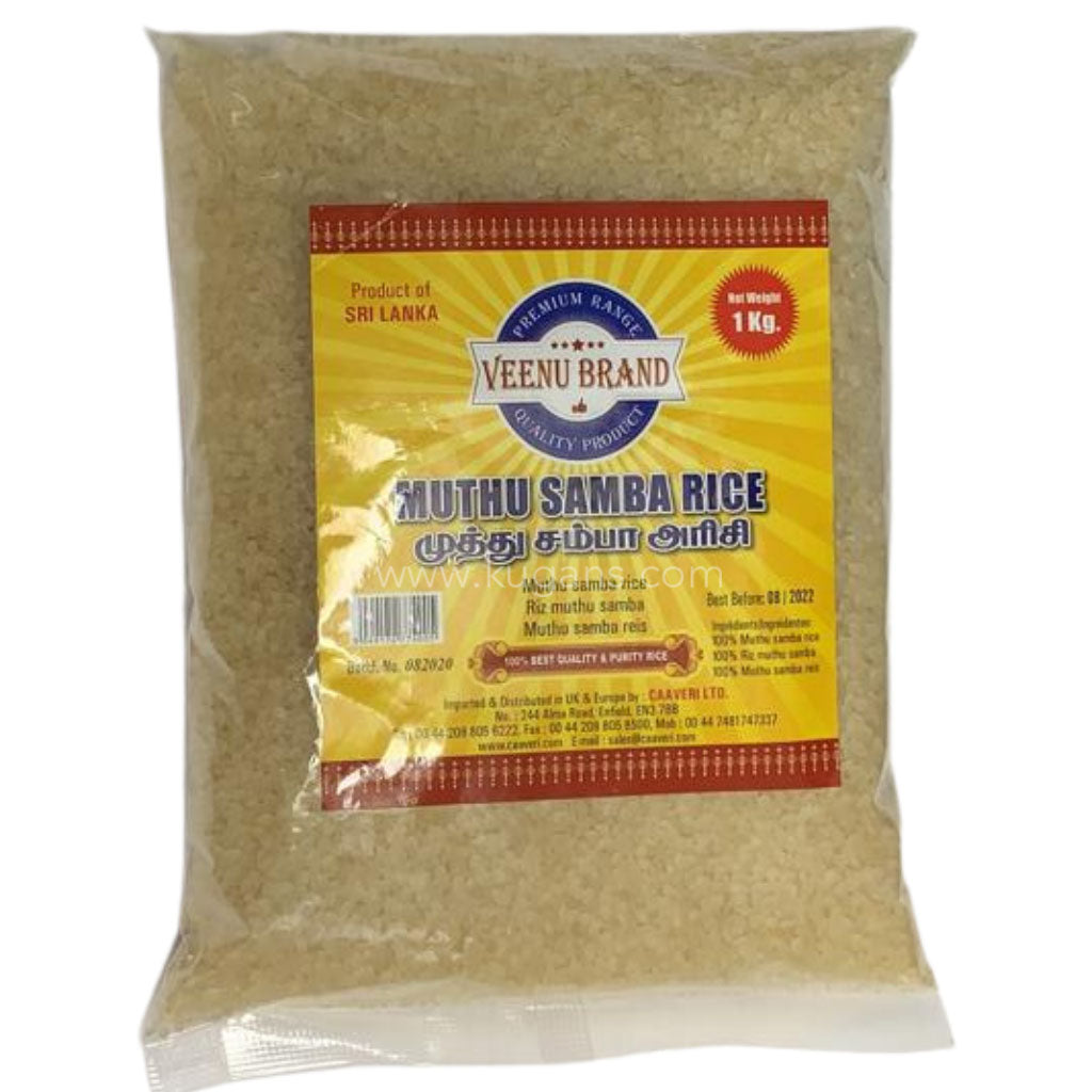 Buy cheap Veenu Muthu Samba Rice 1kg Online
