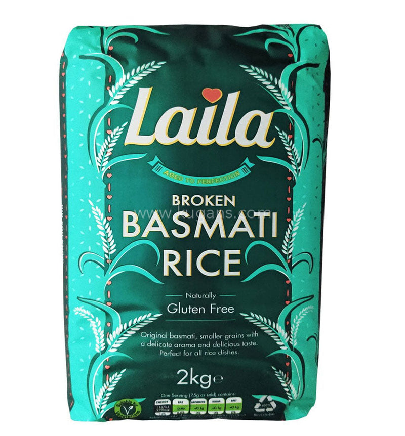 LAILA BROKEN BASMATI RICE 2KG