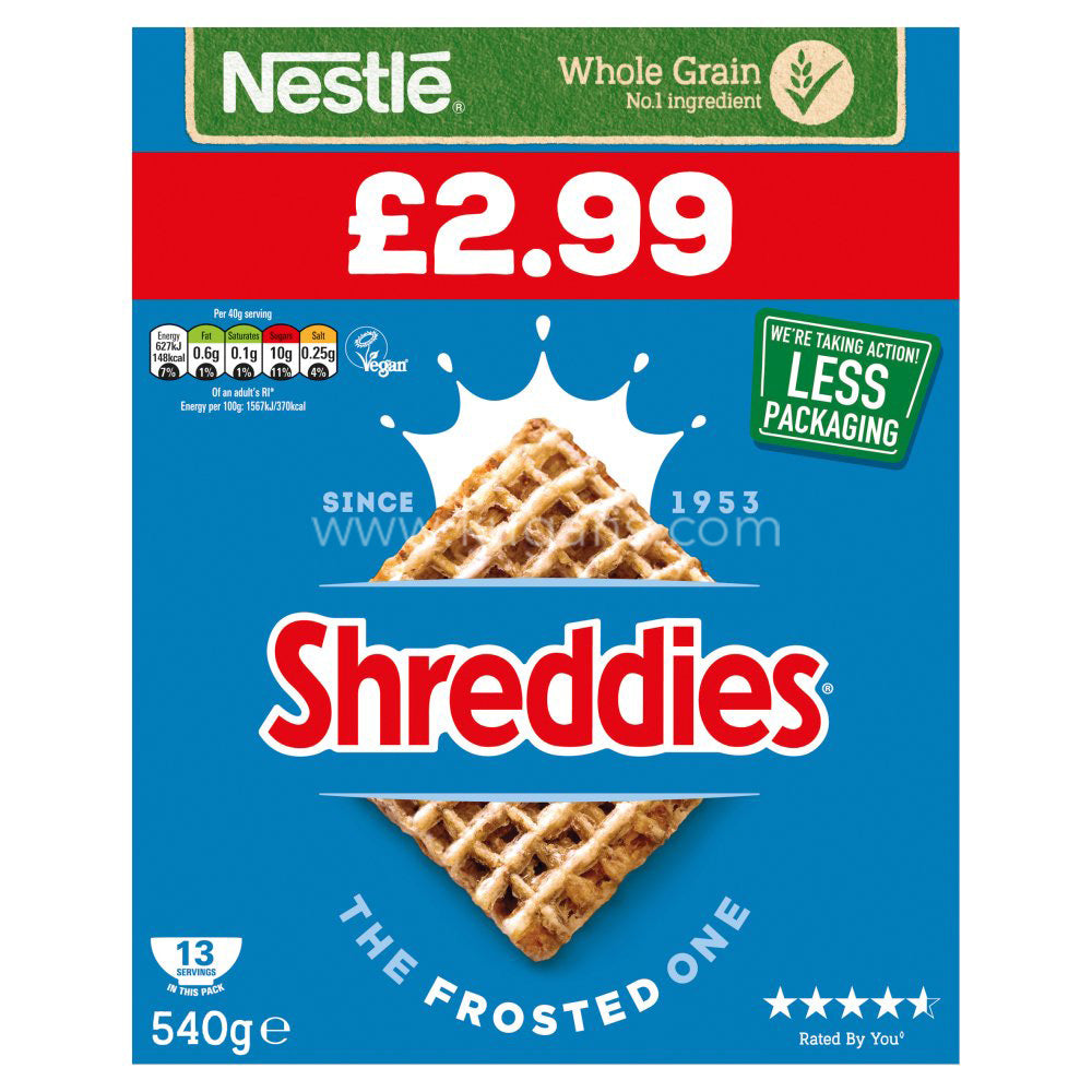 Buy cheap Nestle Frosted Shreddies 540g Online