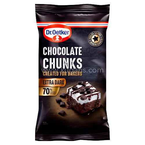 DR OETKER CHOCOLA CHUNKS 100G