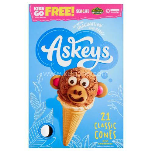 ASKEYS CONES WITH SWEET 21PCS