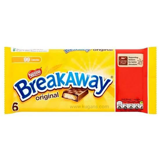 NESTLE BREAKAWAY ORIGINAL 6PCS