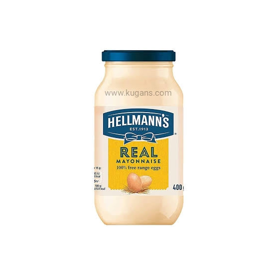 HELLMANNS REAL MAYONNAISE 400G