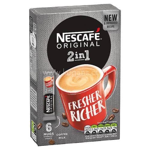 Nescafe Original 2 In 1 6s