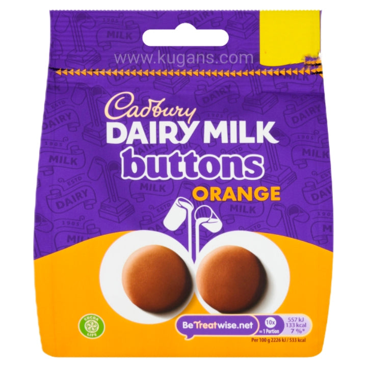Cad Dairy Milk Buttons Orange