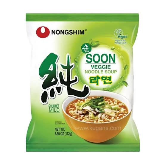 Nongshim Soon Veg Noodles 112g
