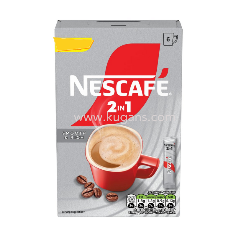Nescafé 2in1 Smooth & Rich 6pcs