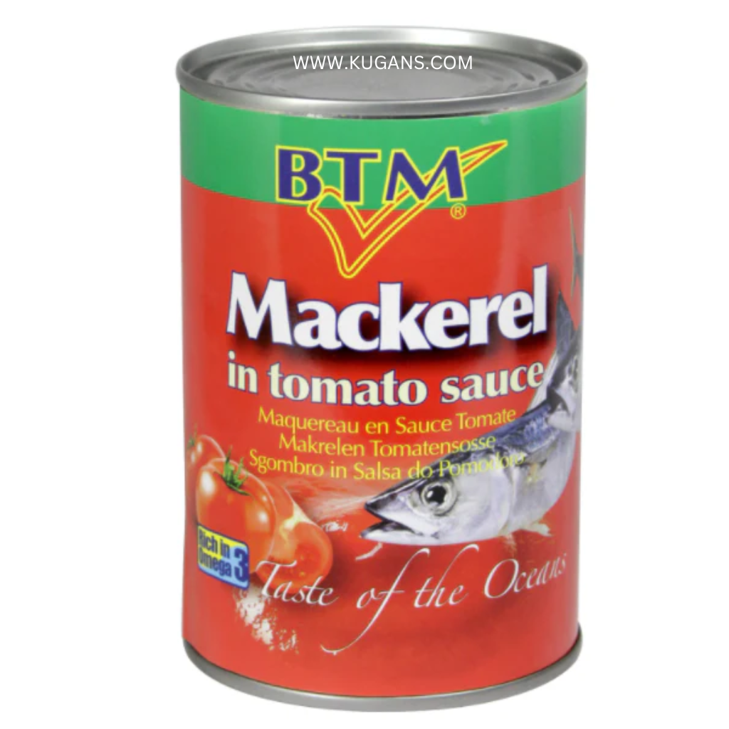 Buy cheap Btm Mackerel In Tomato Sauce 425g Online