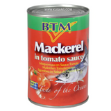 Buy cheap Btm Mackerel In Tomato Sauce 425g Online