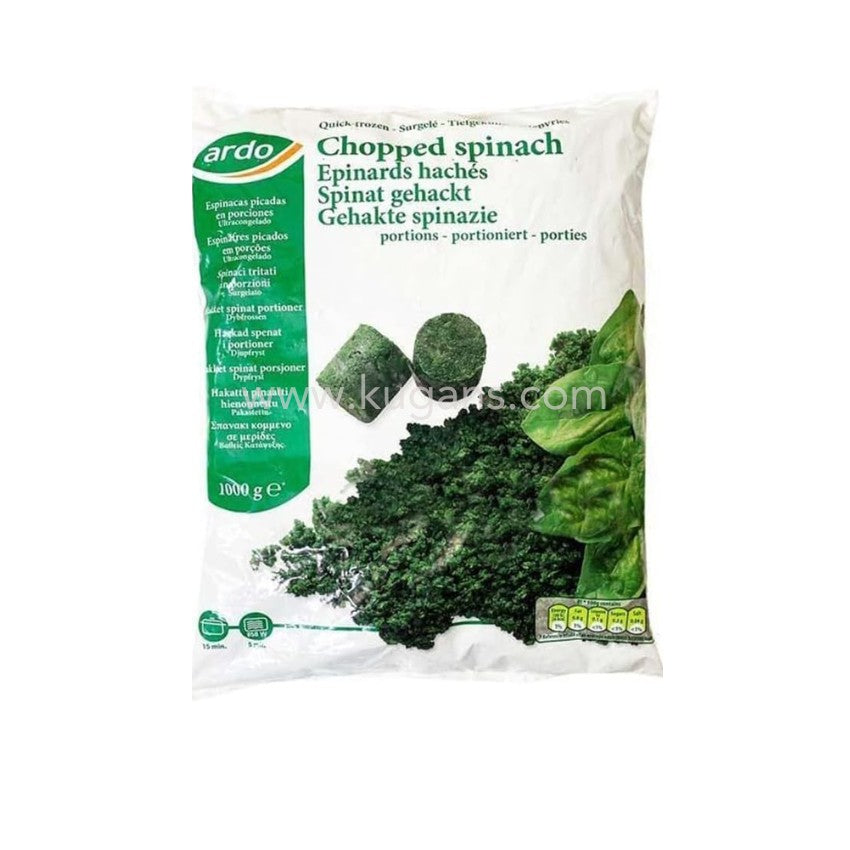 Buy cheap Ardo Chopped Spinach 1kg Online