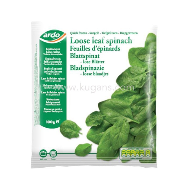ARDO LOOSE SPINACH LEAF 1KG