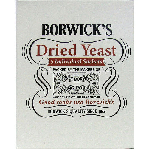 BORWICKS DRIED YEAST 30G