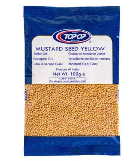 Top Op Yellow Mustard Seeds 100g
