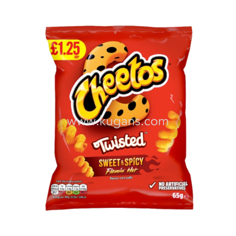 CHEETOS TWISTED FLAMIN HOT 65G