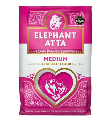 ELEPHANT ATTA MEDIUM 25KG