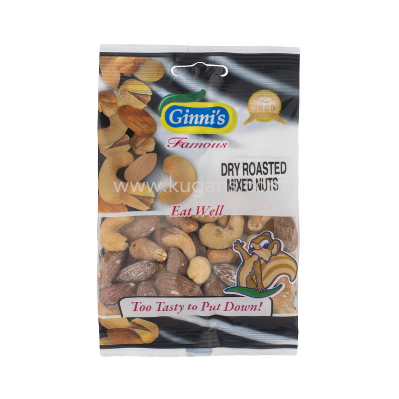 GINNIS ROASTED MIXED NUTS 110G