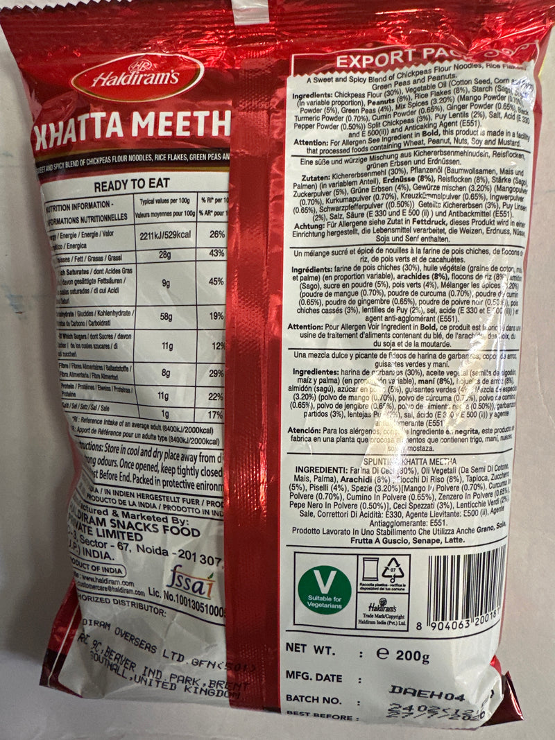 HALDIRAMS KHATTA MEETHA 200G