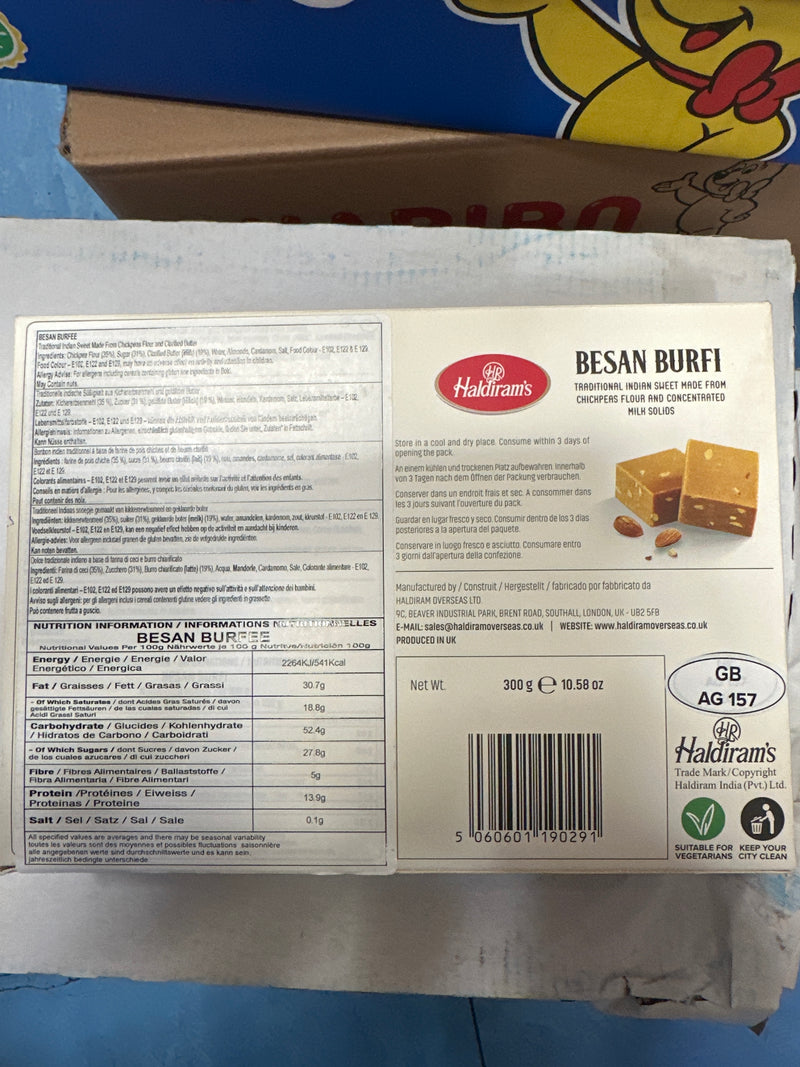 HALDIRAMS BESAN BURFI 300G