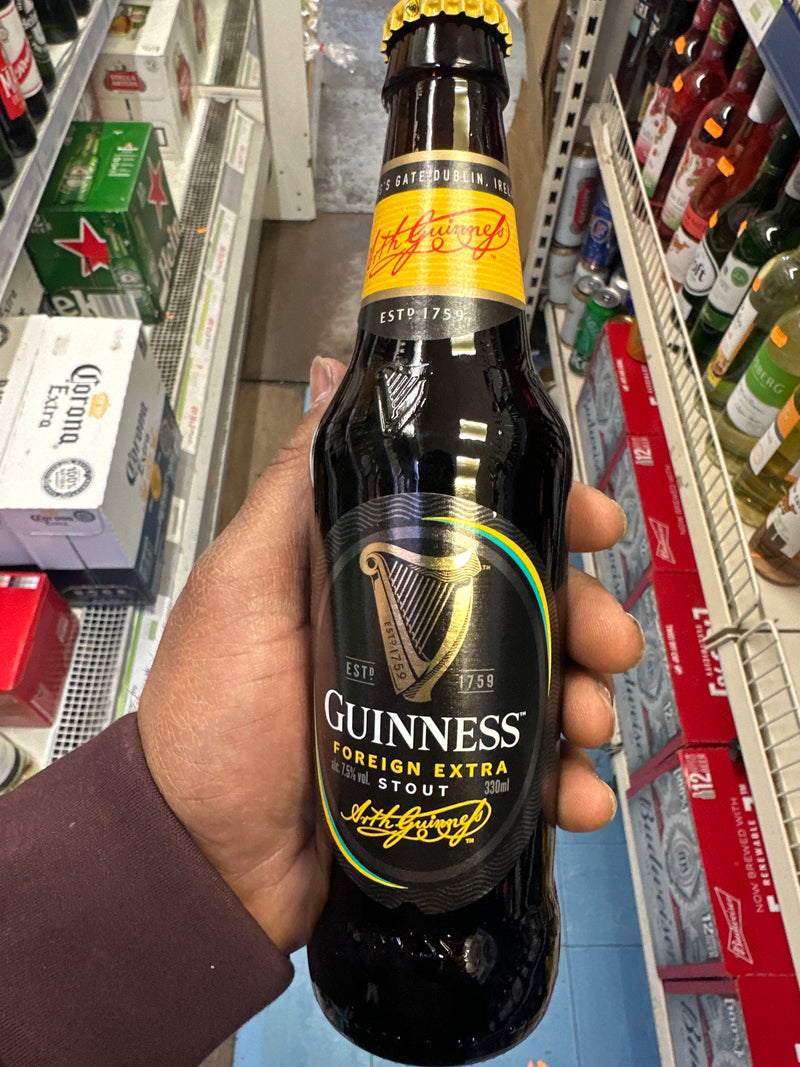 GUINNESS EXTRA STOUT 330ML