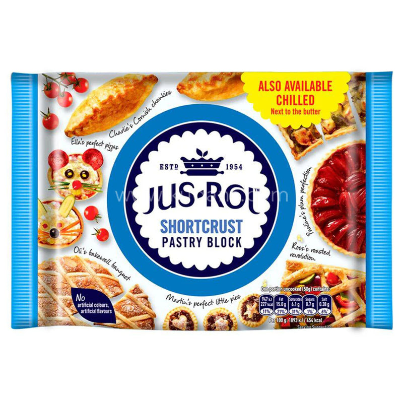 JUS ROL PASTRY SHORTCRUST 500G