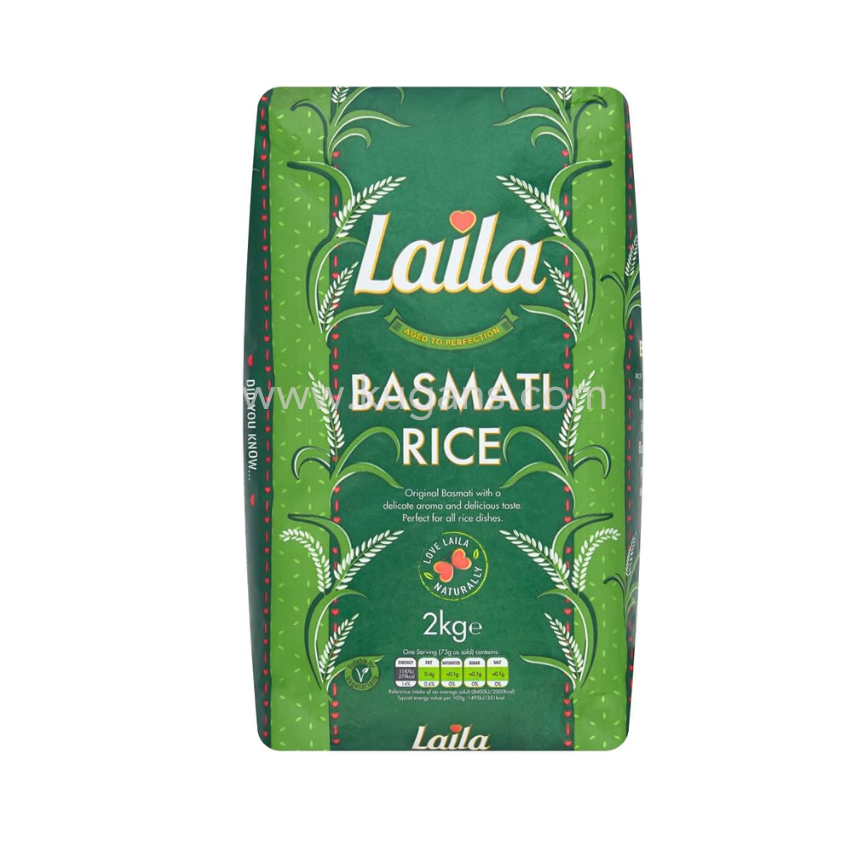 Buy cheap Laila Basmati Rice 2kg Online