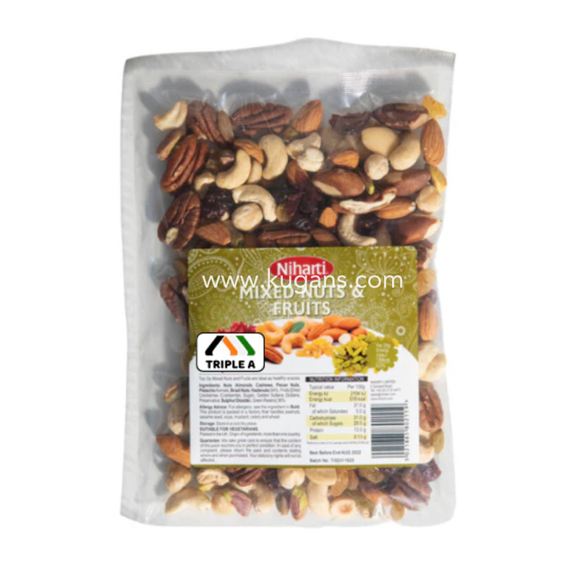 NIHARTI MIXED NUTS FRUITS 750G