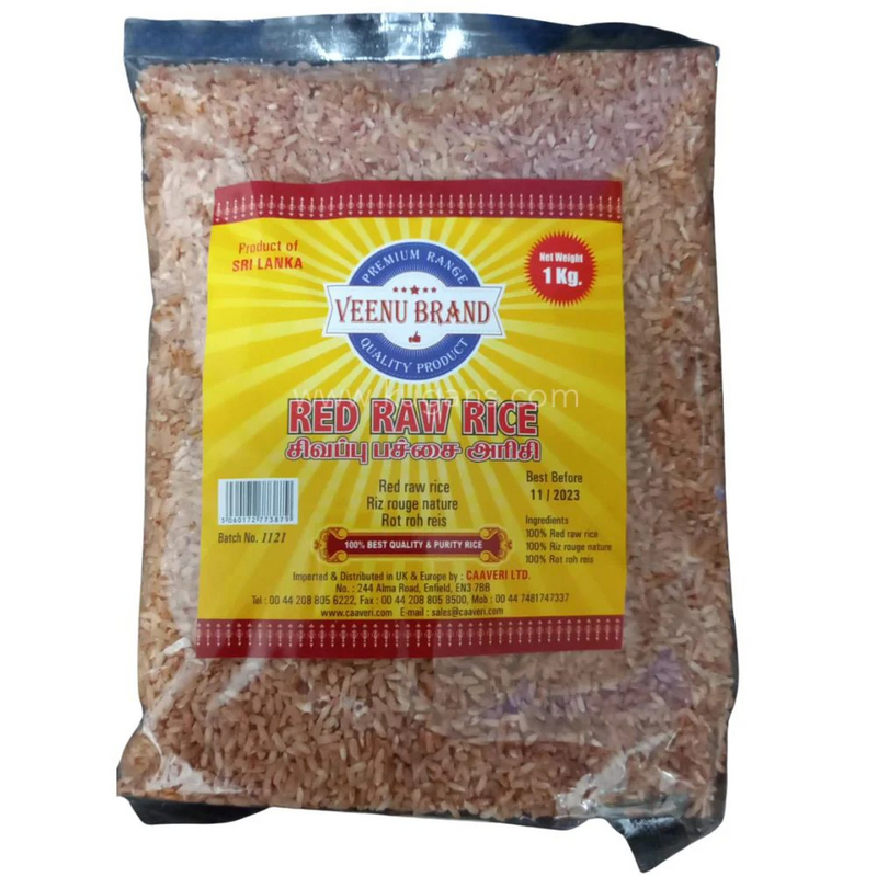 Veenu Red Raw Rice 1kg
