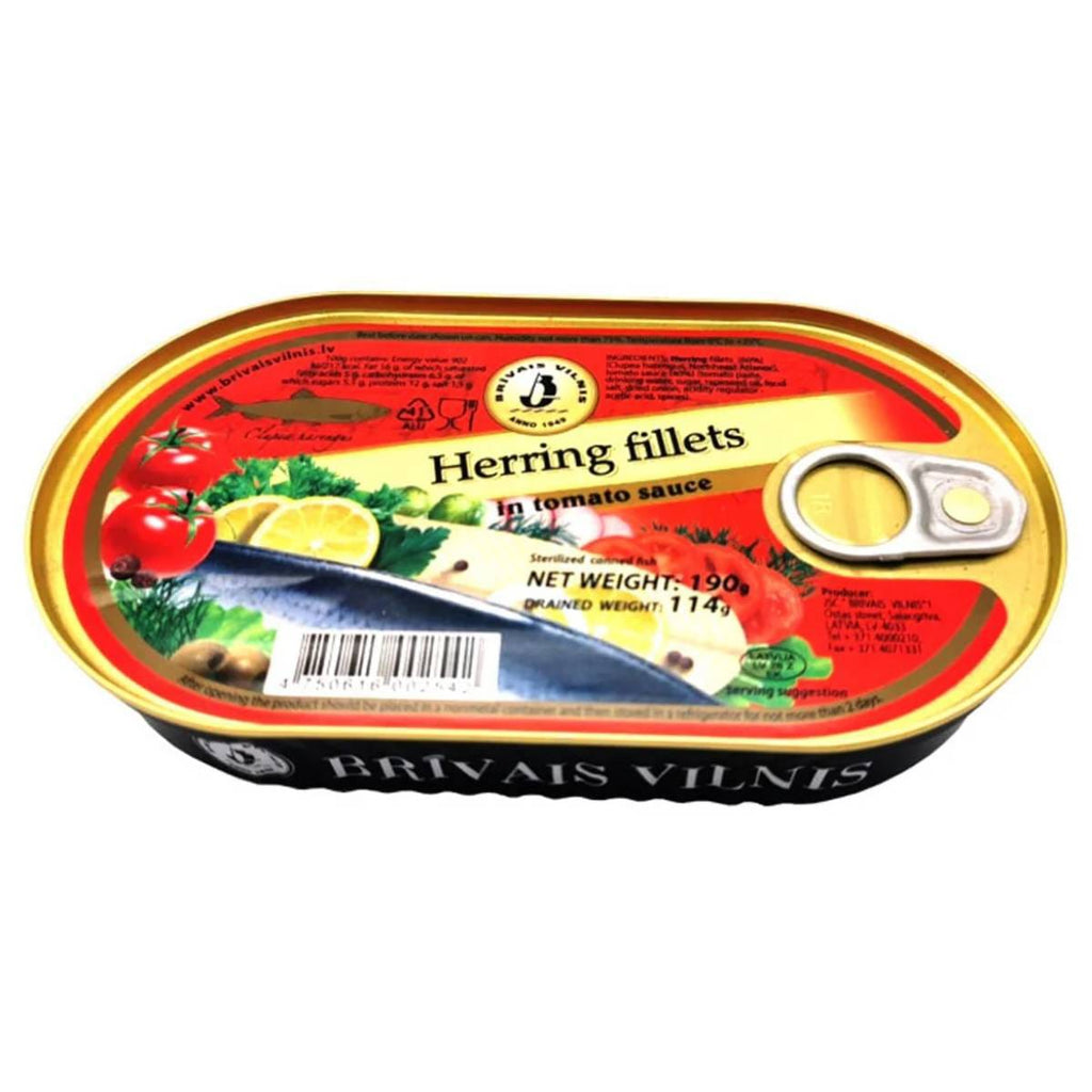 Buy cheap Herring Fillet In Tomato Souce 190g Online