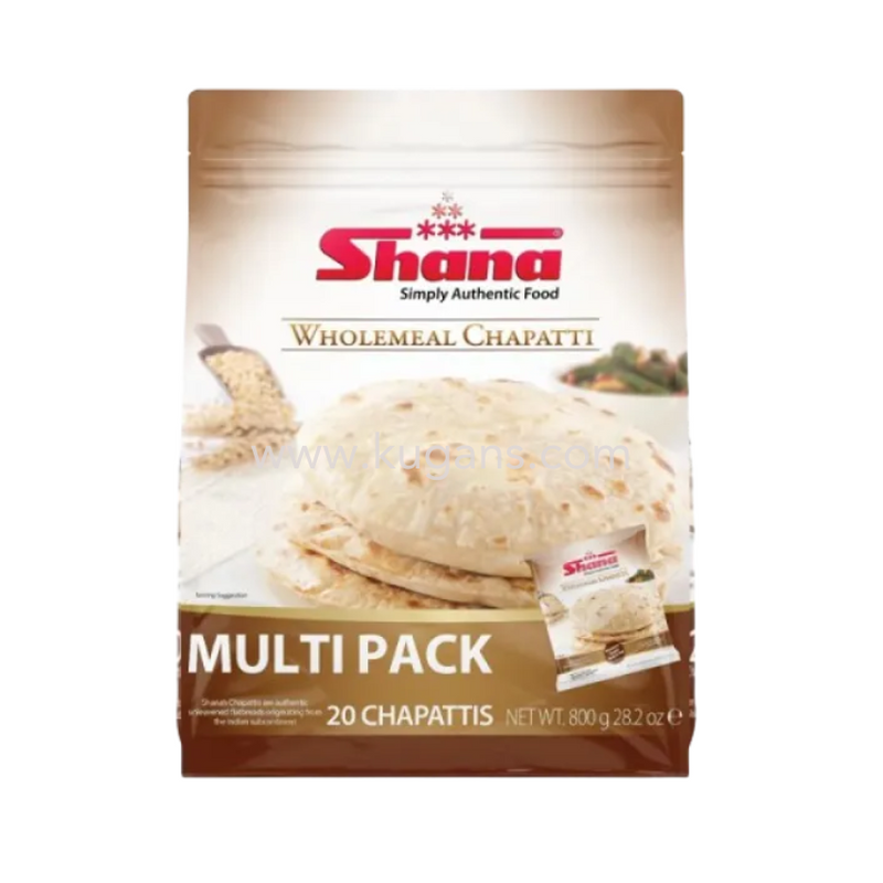 SHANA WHOLEMEAL CHAPATTI 20S