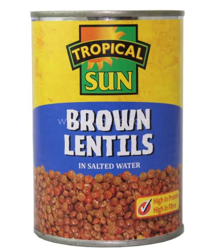 Tropical Sun Brown Lentils 400g