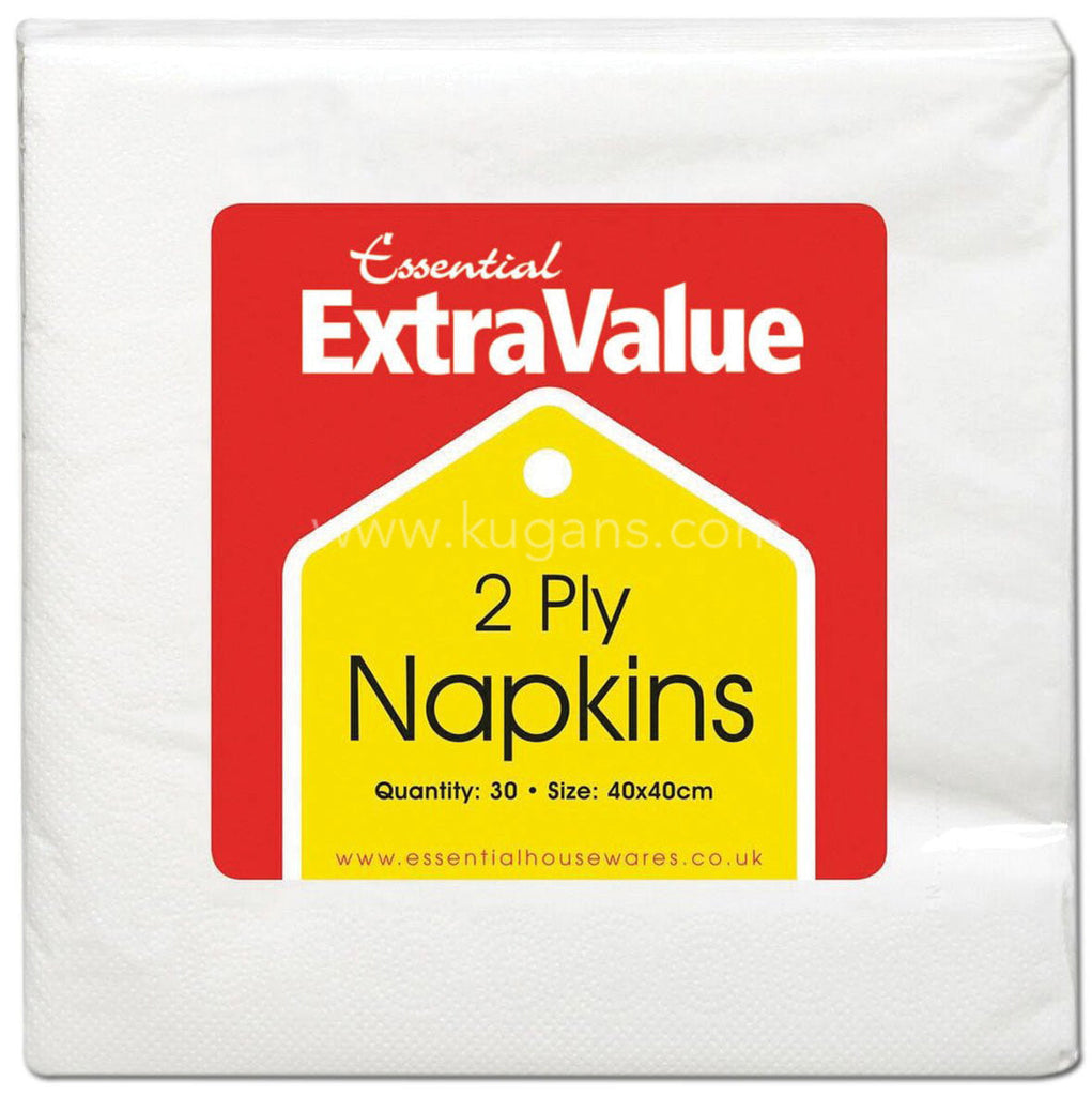 Buy cheap Essential Napkins White 30s Online