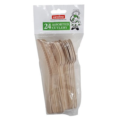 Buy cheap Caroline Wooden Cutlery Mixed Online